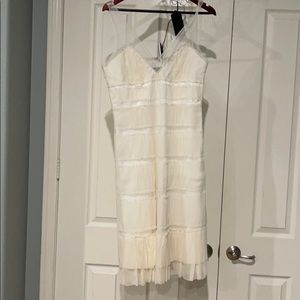 BCBG ivory midi dress size 10